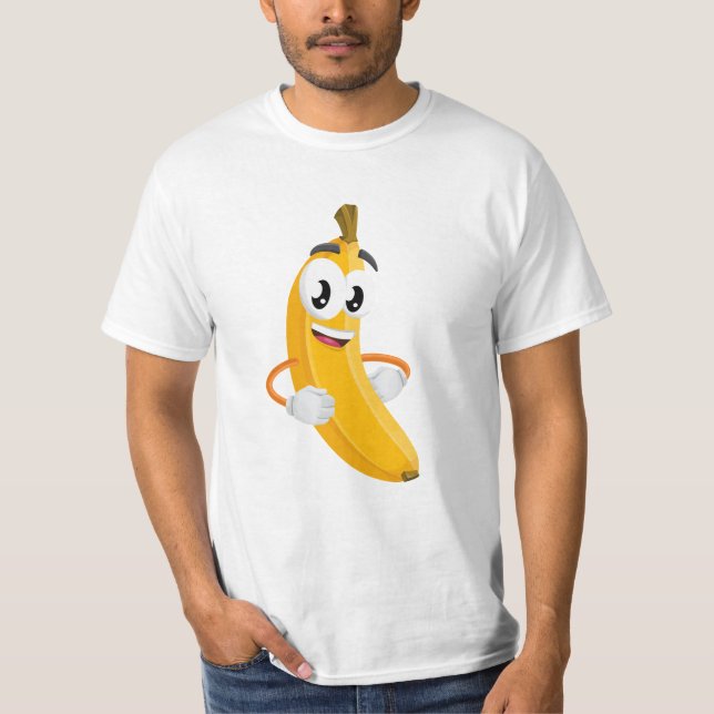 Camiseta banana feliz demócrata (Anverso)