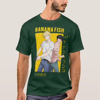 Camiseta Banana Fish Ash Lyn Eiji Okumura Tarjeta Familia A