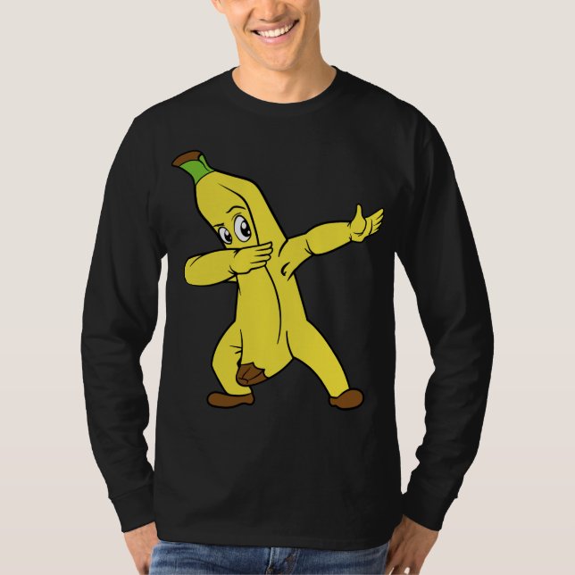 Camiseta Banana Fruta Dabbing Dab Dancing (Anverso)