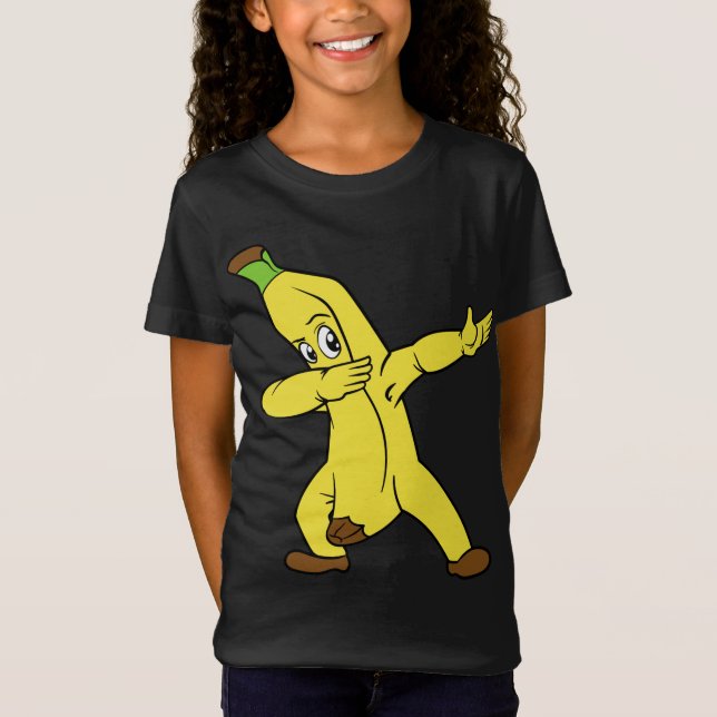 Camiseta Banana Fruta Dabbing Dab Dancing (Anverso)