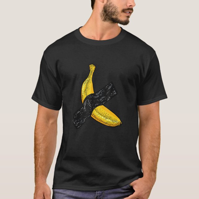 Camiseta Banana Funny De Guay Montada Con Gráfica De Cinta  (Anverso)