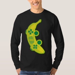 Camiseta Banana Game Controller Gamer Fruit Food Technology
