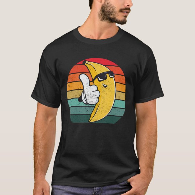 Camiseta Banana graciosa retro (Anverso)