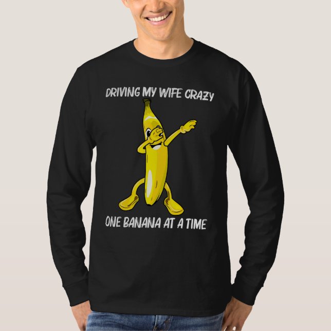 Camiseta Banana Guay Para Hombres Papá Dabbing Yellow Sweet (Anverso)