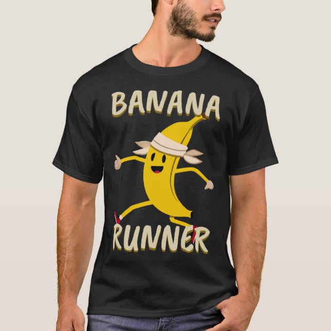 Camiseta Banana jogger corriendo corriendo corriendo corrie (Anverso)