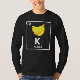 Camiseta Banana K Chiste de potasio Vegetarian Vegan