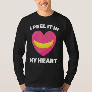 Camiseta Banana Lo Pedo En Mi Vega Vegetariana Corazón