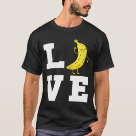 Camiseta Banana Love Cute Banana Fruit Set