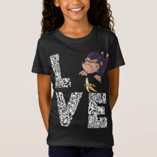 Camiseta Banana Lover Funny Monkey Tropical Summer Fruit Lo