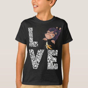 Camiseta Banana Lover Funny Monkey Tropical Summer Fruit Lo