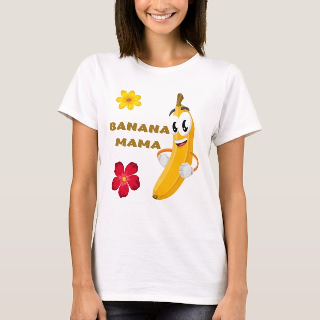 Camiseta Banana Mama para el Día de la Madre (Anverso)