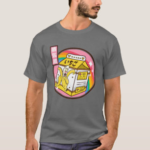 Camiseta Banana Milk Carton Japan Style 80S Otaku Vaporwave