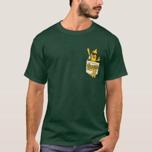 Camiseta Banana Pocket Fruit Hombres Niños Mujeres