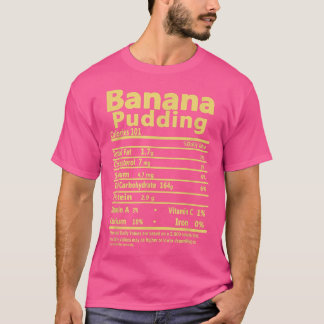Camiseta Banana Pudding Ropa De Acción De Gracias Nutriti F