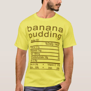 Camiseta banana pudre Nutrición Hechos Acción de Gracias