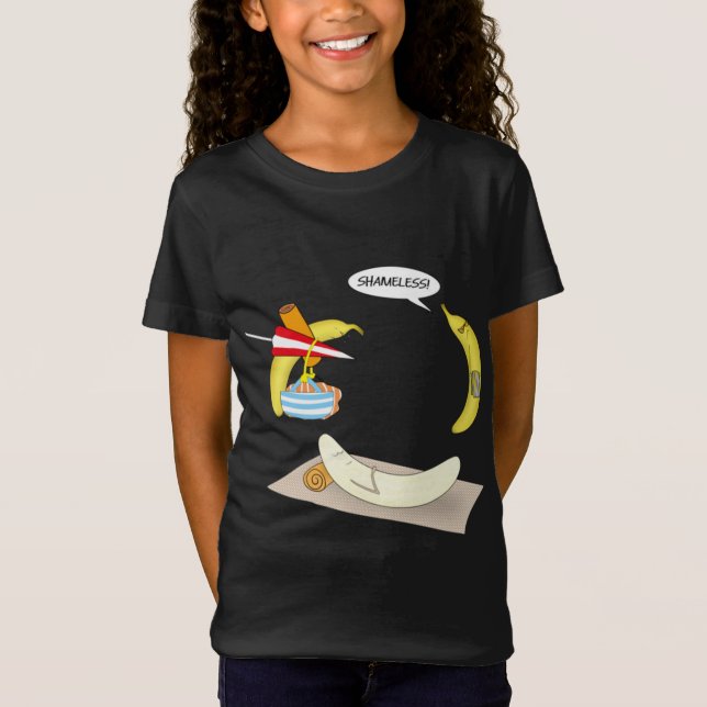 Camiseta Banana puerida, comida vegetariana divertida para  (Anverso)