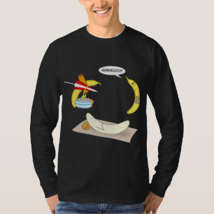 Camiseta Banana puerida, comida vegetariana divertida para 