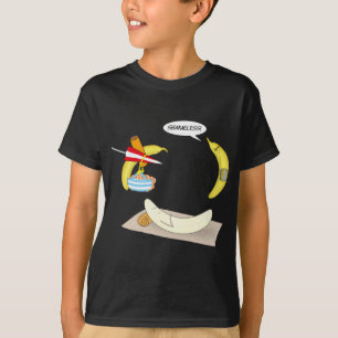 Camiseta Banana puerida, comida vegetariana divertida para