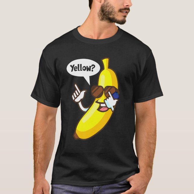Camiseta Banana respondiendo al teléfono Gafas de sol amari (Anverso)