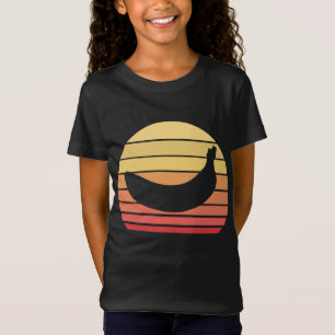 Camiseta Banana Retro Funny Fruta Ritada Amarilla