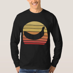Camiseta Banana Retro Funny Fruta Ritada Amarilla