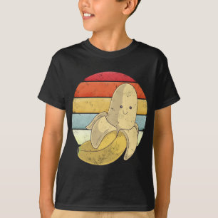 Camiseta Banana Retro Vintage Sunset Cute Alimentos Frutos