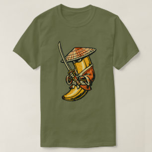Camiseta Banana Ronin — Samurái Errante Fruta Divertida