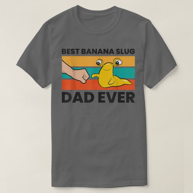 Camiseta Banana Slug Papa Mejor Papá Noel en Banana (Diseño del anverso)
