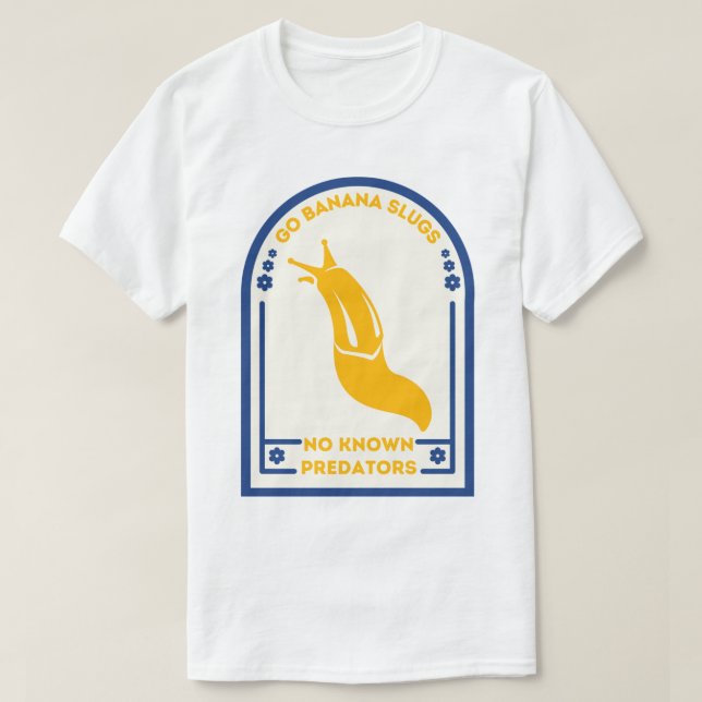 Camiseta Banana Slug Santa Cruz College (Diseño del anverso)