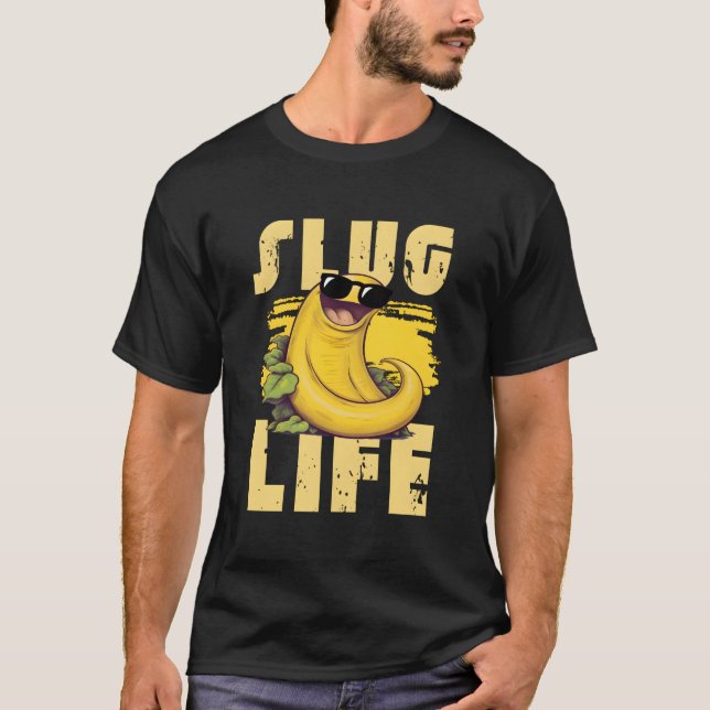 Camiseta Banana Snail Quote For Snail Catcher And Snail Cat (Anverso)