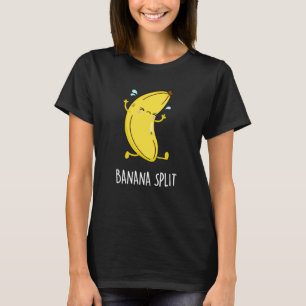 Camiseta Banana Split Funny Bailando Banana Pun Dark BG