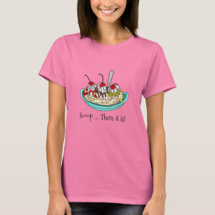 Camiseta Banana Split Ice Cream Pun