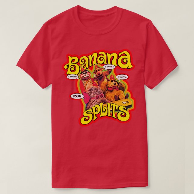 Camiseta Banana Splits (Diseño del anverso)