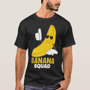 Camiseta BANANA SQUAD Funny Banana Fruit Amantes de los reg
