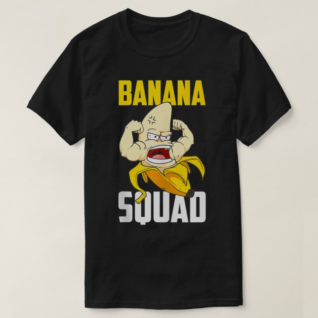 Camiseta Banana Squad Funny Bananas Fruit Costuit Team (Diseño del anverso)