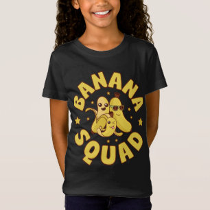 Camiseta Banana Squad Funny Hombres Mujeres Niños Vegan Fru