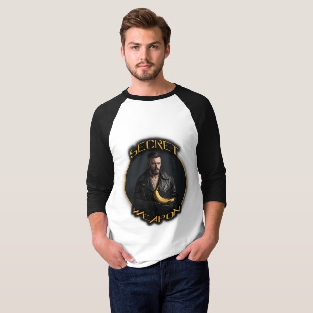 Camiseta Banana: su arma secreta (Anverso completo)