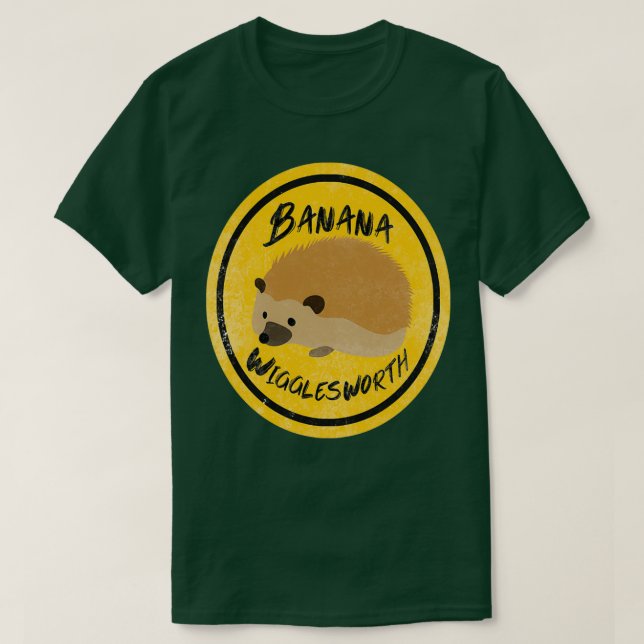 Camiseta banana wigglesworth (Diseño del anverso)