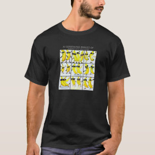 Camiseta Bananas de baile Gafas de sol Ai Meme de arte gene