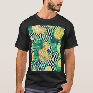 Camiseta Bananas exóticas Lemones Tropicales Sin Marea