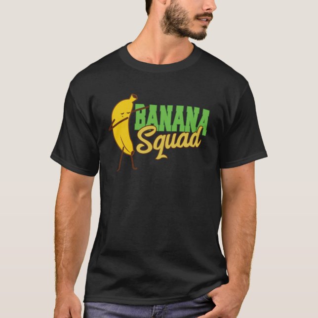 Camiseta Bananas squad dabbing Fruit Vegan  vegetarian (Anverso)