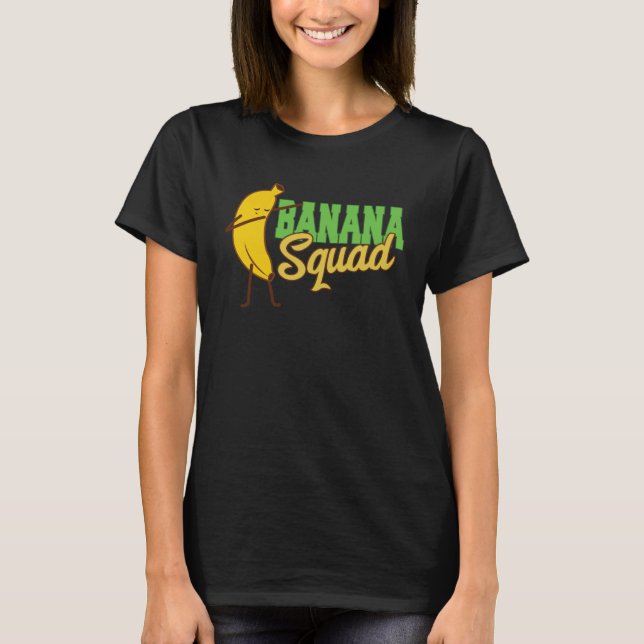 Camiseta Bananas squad dabbing Fruit Vegan  vegetarian (Anverso)