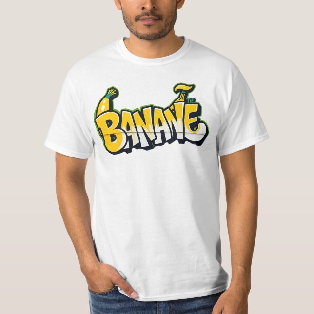 Camiseta banane, graffiti, fruit, street art, urban (Anverso)
