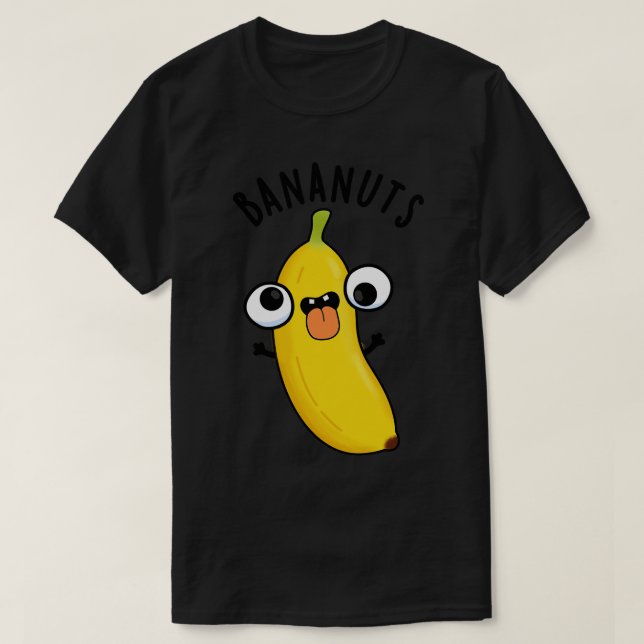 Camiseta Bananus Graciosa Loca Bolla de Fruta Banana 1 (Diseño del anverso)