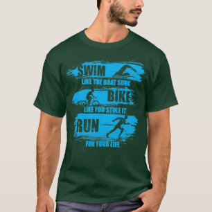 Camiseta Bañarse Como La Bicicleta Del Barco Sunk Como Si S
