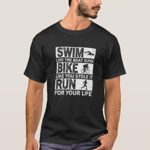 Camiseta Bañarse Como La Bicicleta Del Barco Sunk Como Si S