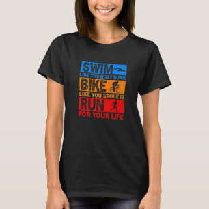 Camiseta Bañarse Como La Bicicleta Del Barco Sunk Como Si S