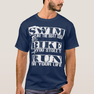 Camiseta Bañarse Como La Bicicleta Del Barco Sunk Para La Q