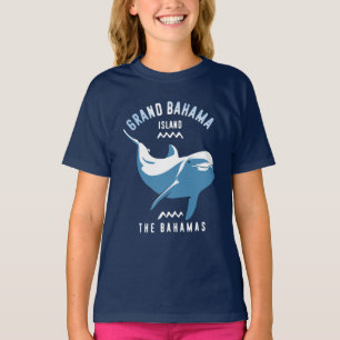 Camiseta Bañarse con delfines Buceo Grand Bahama Scuba