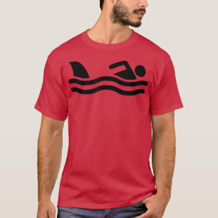 Camiseta Bañarse Con La Fin Del Tiburón Es Un Tiburón Diver